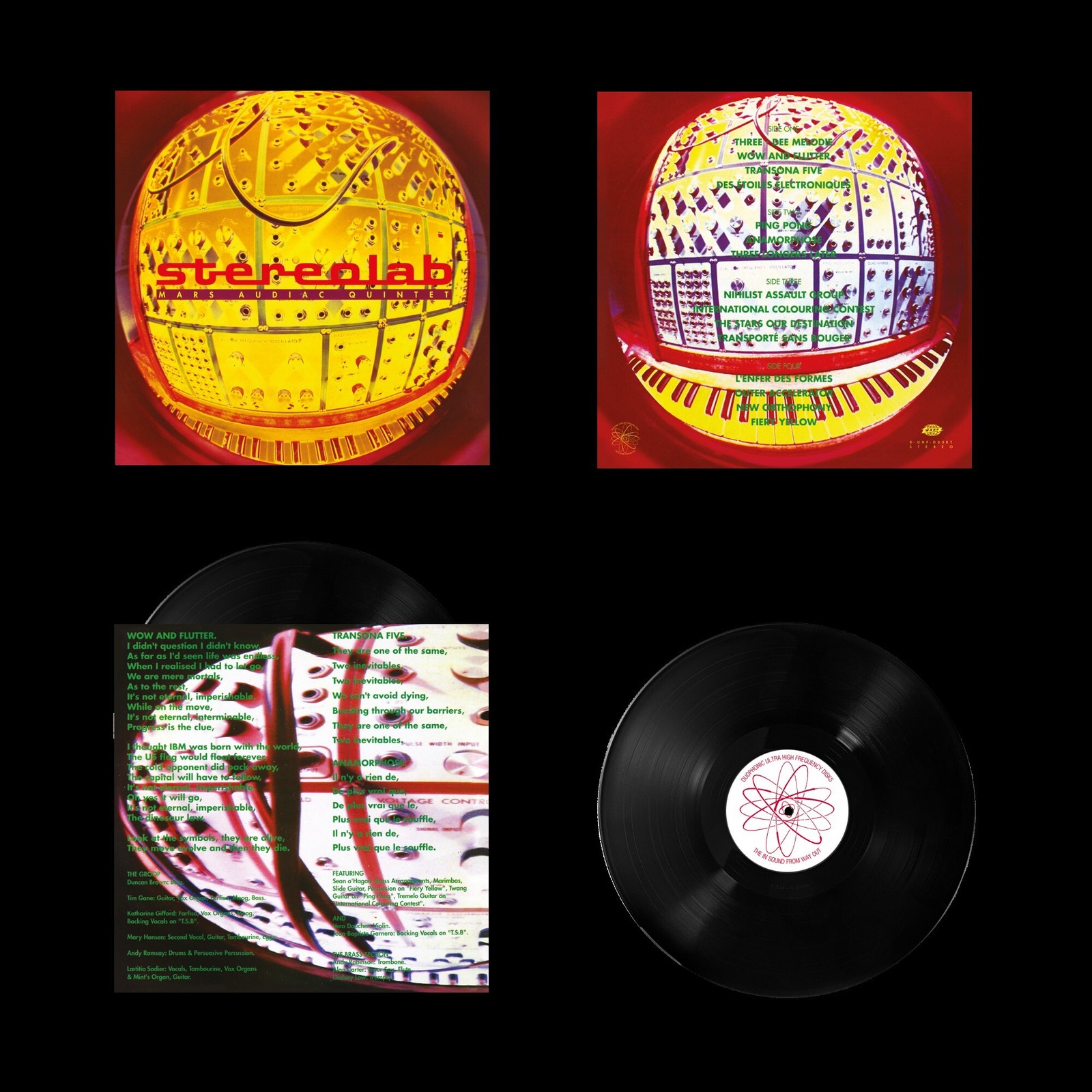 Stereolab Mars Audiac Quintet (винил) 12 альбомов (ИМПОРТ ИЗ Великобритании)