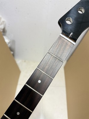 Gloss Black Maple J Bass Neck 20 Fret 4 string 34inch Rosewood Fingerboard