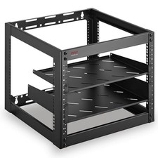 Pyle 10U Advanced Open Frame Server Rack