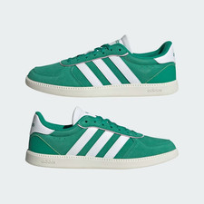 Size 7- Adidas Breaknet Sleek Hazy Emerald White W