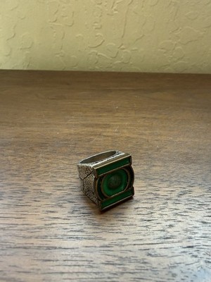 DC Comics Green Lantern Signet Ring Size 6 Green Emblem Glow in the Dark