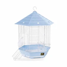 Hexagonal Homes Copacabana Bird Cage Blue Chaque