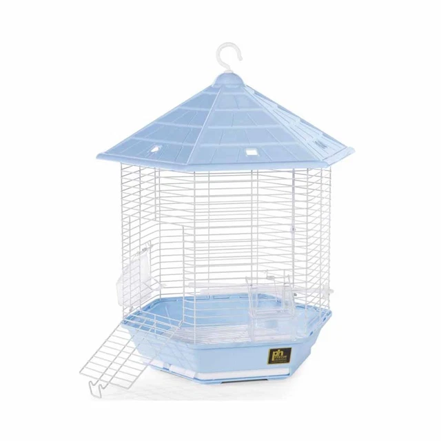 Hexagonal Homes Copacabana Bird Cage Blue Chaque