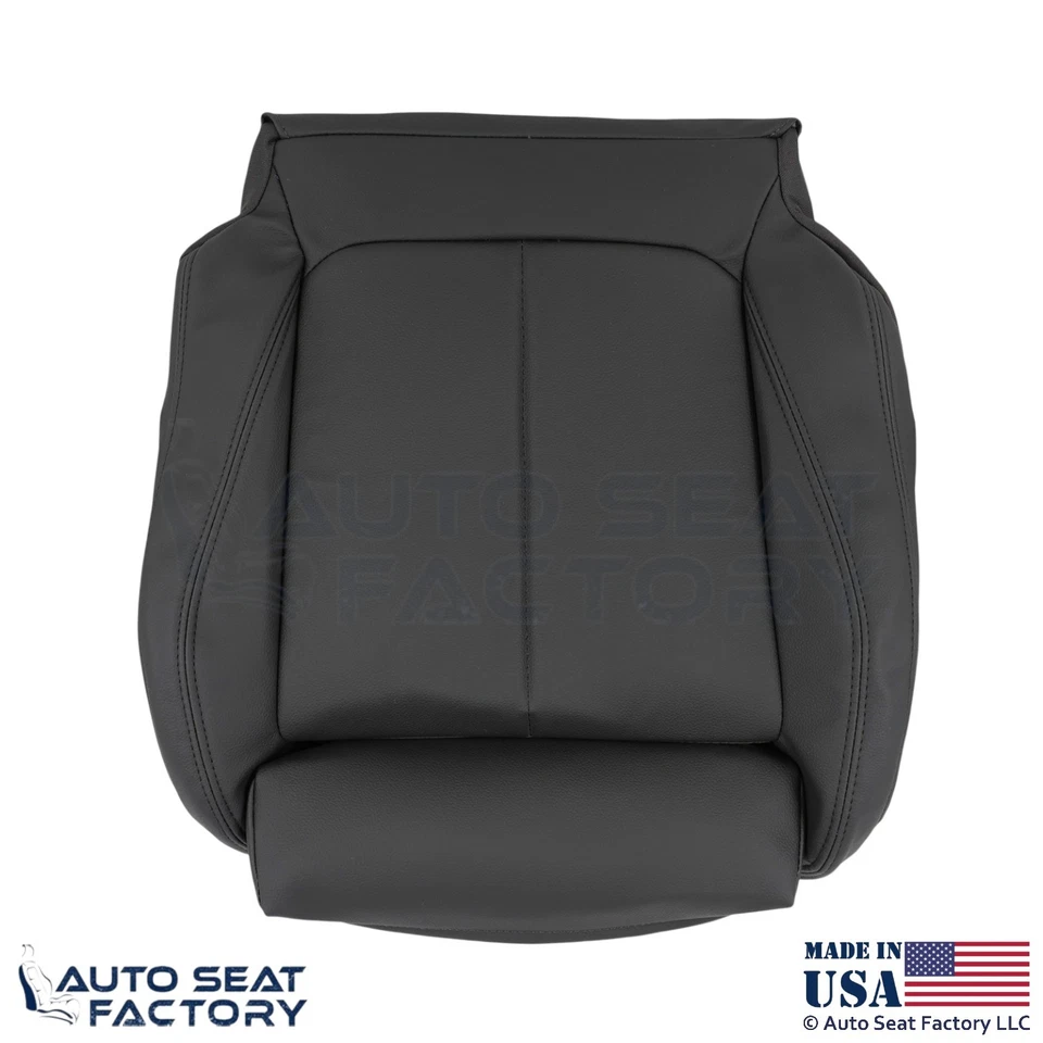 2014-2020 For BMW 4 Series Genuine Leather Front Bottom Replacement Covers Black - Image 2 of 4