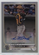 2022 Topps Chrome Update Auto Austin Nola #AC-AN Auto 0bg1