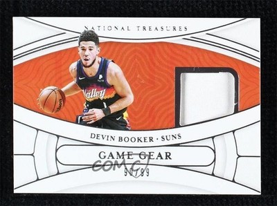2021-22 Panini National Treasures Game Gear 90/99 Devin Booker #GG-DBK s3g