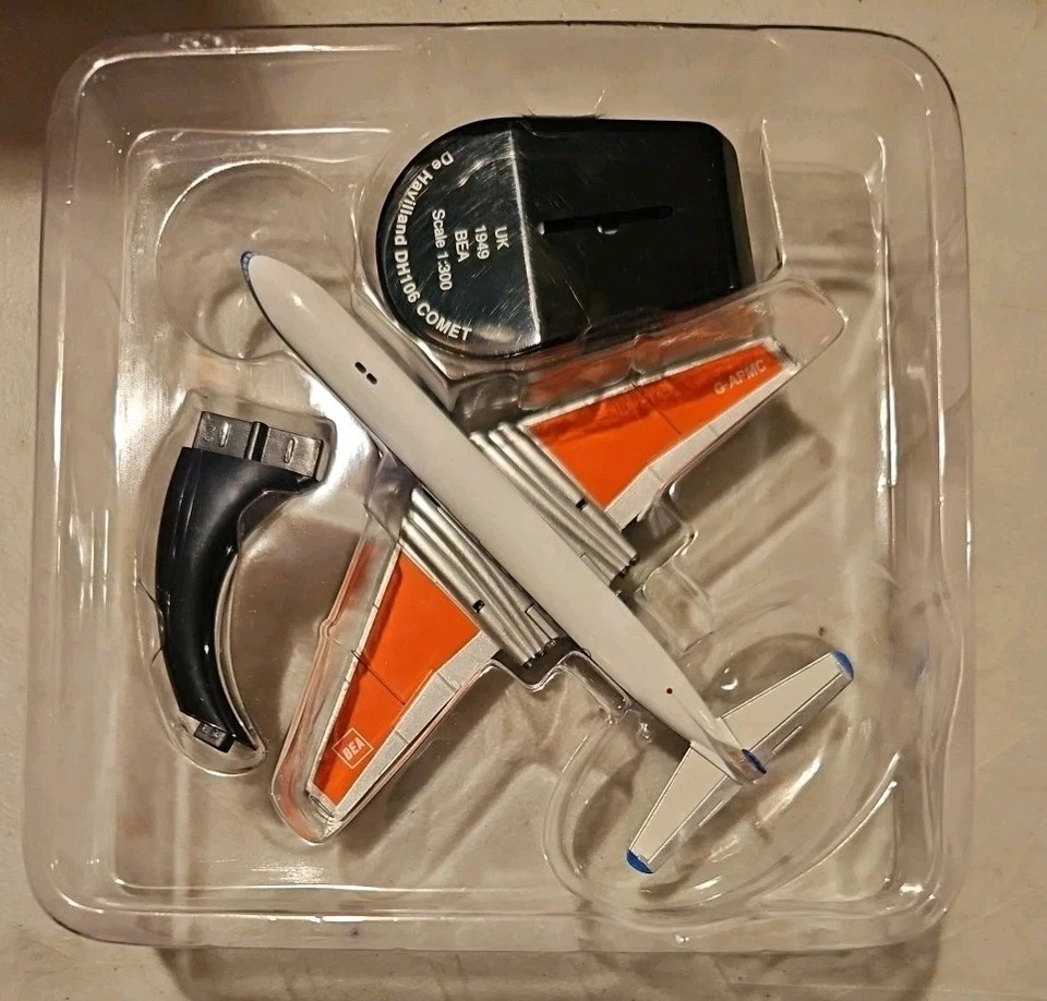 Model Power The Airliner Collection DeHavilland DH 106 Comet BEA No. 5802 NO BOX - Image 3 of 4