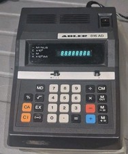 Adler 816 AD Calcolatrice da Scrivania Made in Japan Retro Movie Prop - Testata e Funzionante