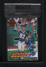 BAS 1994 Collector's Edge Pop Warner Bronze Don Beebe Seal of Authenticity 3c7