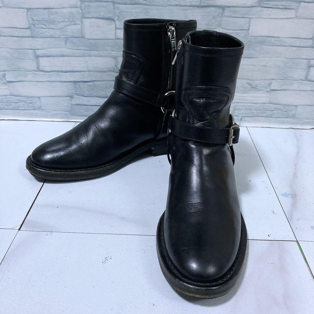 Saint Laurent Paris Boots Shoes EU 36.0 US 6.0 Leather Black Authentic thumbnail 20