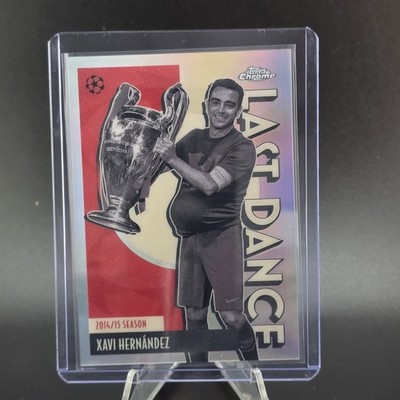 2025-26 Topps Chrome UEFA Club Competitions #LD-2 Xavi Hernández Last Dance