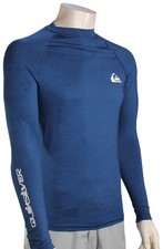 Quiksilver Everyday LS Rash Guard - Monaco Blue - New