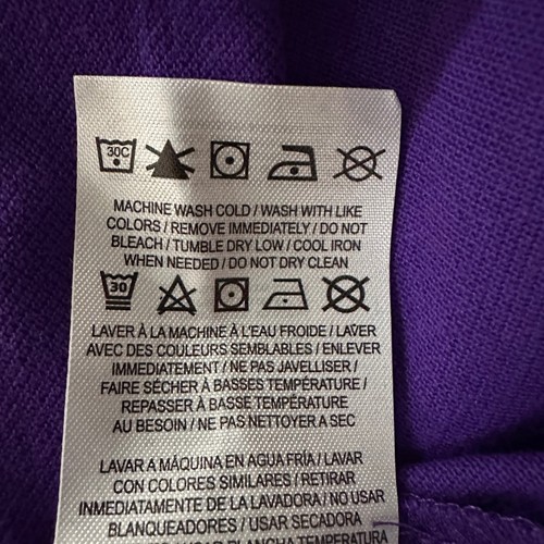 NFL Team Apparel Minnesota Vikings Polo Shirt Mens XL Purple Short Sleeve NWT - Picture 7 of 7