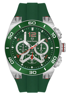 Sergio Tacchini ST.5.10004-1 Green Chronograph Sport Men's Wristwatch