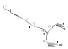 Middle Pipe Y Pipe & Mufflers Fits Ford Taurus 2013-2019 3.5L Natural Aspirated