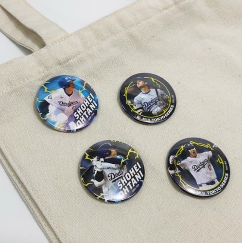MLB World Tour Tokyo Series 2025 Shohei Ohtani Can Badge Set A NEW - Picture 6 of 6