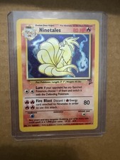Pokémon TCG Ninetales Holo Carta Rara 012/102 Set Base SWIRL