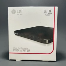 LG Ultra Slim Portable External Drive DVD Writer for SP80NB80 Windows PC Mac