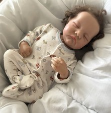 Bonnie Brown ~reborn doll 2016 Vinyl & Cloth w Diaper & Little Nutmeg sleep suit