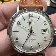 vintage helbros invincible mens watch. Beautiful Condition