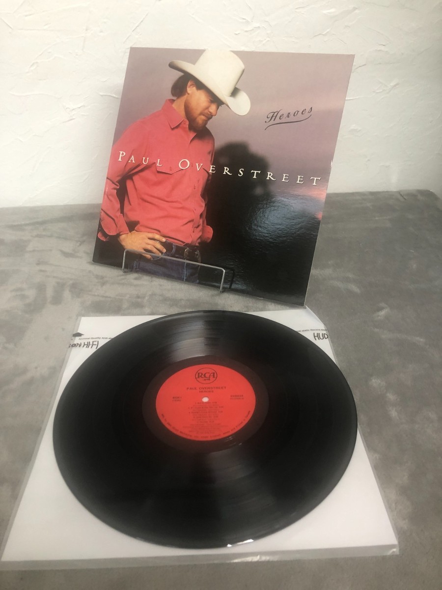 PAUL OVERSTREET - HEROES - 1990 Club Edition on RCA LP - NM