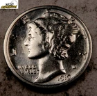 1919-S Mercury Dime ** Almost Uncirculated AU * Better Date * 1 Coin