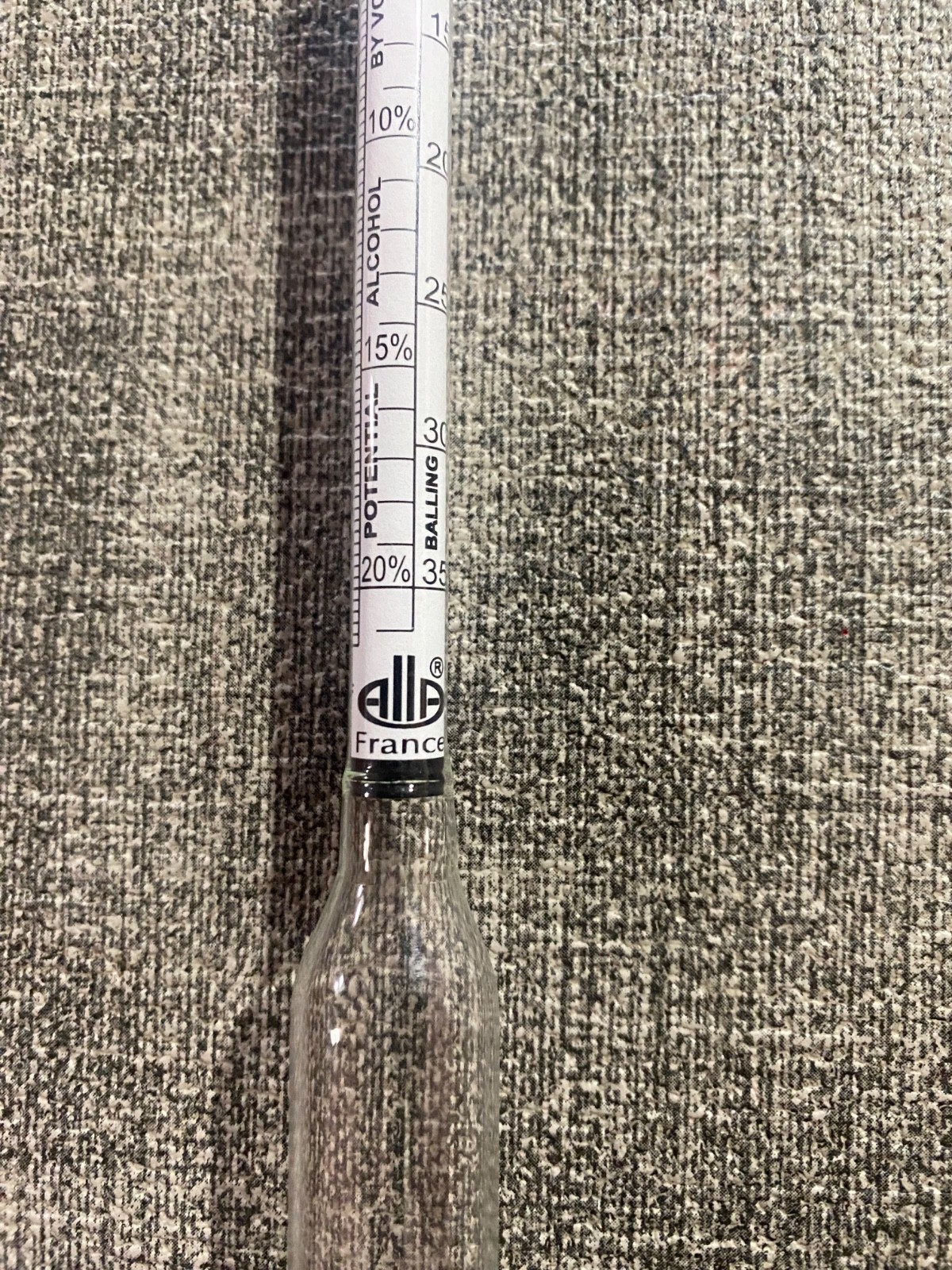 ALLA BRAND PROOF For DISTILLED SPIRITS Alcohol by Volume, Balling and Gravity