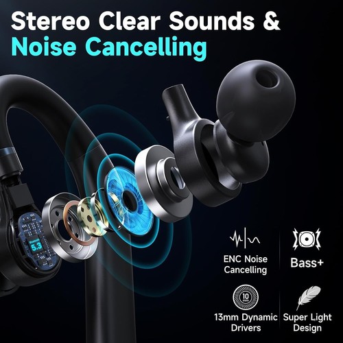 Trucker Wireless Mic Blue Parrot Bluetooth Auricolare Cancellazione Rumore Nuovo - Foto 9 di 11