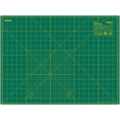 OLFA  Cutting Mat,Green,L.N. 24'',W.N. 18'' 818JN8