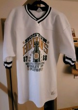 Vintage 1987-88 Prince of Wales BOSTON BRUINS Playoffs LG Hockey Jersey BOURQUE