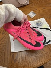 Nike Pink Track Running Athletic Shoes with Spikes, Spike Bag Extra Spikes