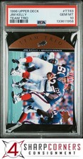 1996 UPPER DECK TEAM TRIO #TT63 JIM KELLY HOF POP 5 PSA 10