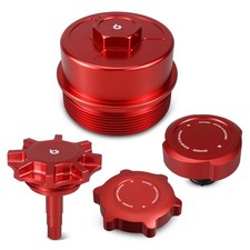 Oil Filter Cap Oil Cap Reservoir Cap Coolant Tank Cap Set For Bmw E46 M54 M52tu