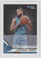2019-20 Panini Donruss Rated Rookie Signatures Cody Martin #233 Auto 5yi