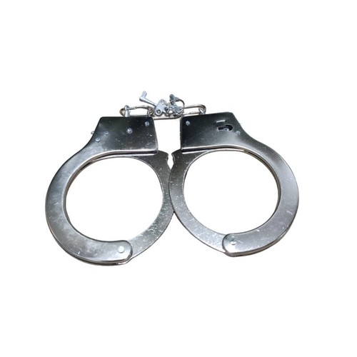 10.5" Metal handcuffs with keys - Picture 3 of 4