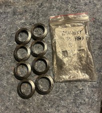 Corvair 140hp. Cylinder Head To Exhaust Manifold Donut Gaskets 8 Corvair 140hp. Cylinder Head To Exhaust Manifold Donut Gaskets 8