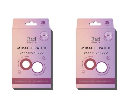 Rael Beauty Miracle Patch Day + Night Duo 38 Patches Each ( 2 Packs)
