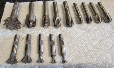 FKD Dovetail and  Corner Rounding End Mills, misc Weldon, Doall, ITW Machinist