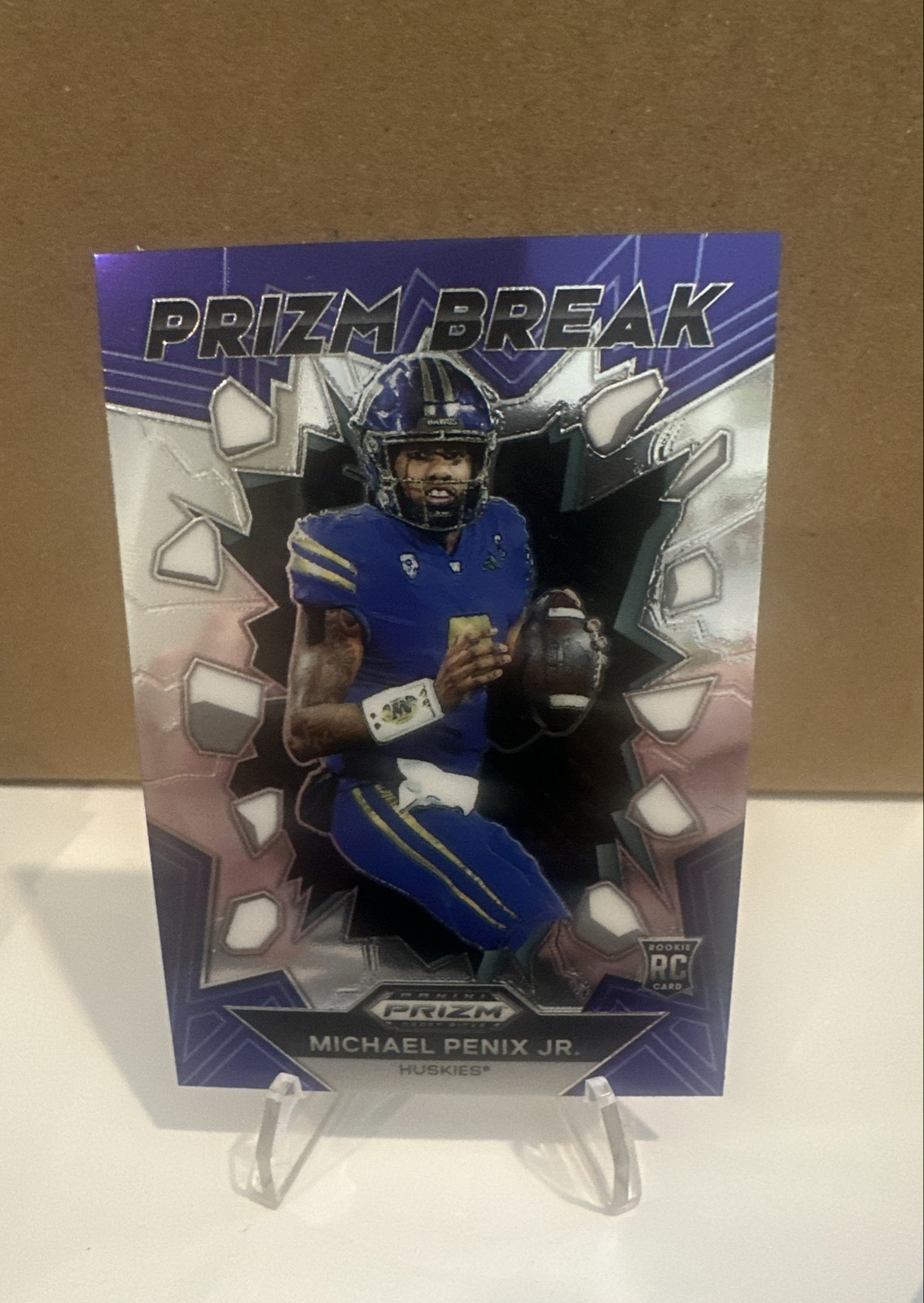 2024 Panini Prizm Draft Picks - Prizm Break Michael Penix Jr. #PB-MPJ (RC)