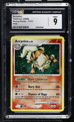 Arcanine graded CGC 9 for sale on eBay