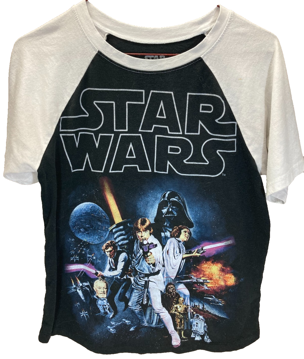 70s style Star Wars A New Hope retro Baseball T Shirt Mdm Classic
