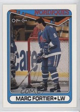 1990-91 O-Pee-Chee Marc Fortier #176 0a4