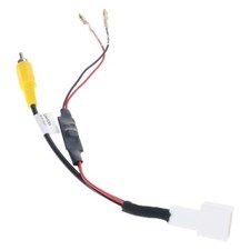 Car Navigation System Reversing Rear View Camera Plug Cable Wiring Harness 4 Pin