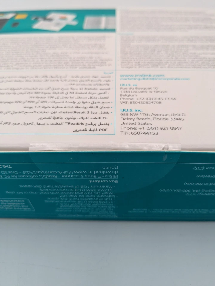 IRIScan Book 5 Handheld Portable Document Scanner USB In White 458743 - Image 3 of 4