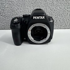 Pentax K-50 DSLR Camera Body - Black - AS IS / FOR REPAIR Missing Bottom Plate