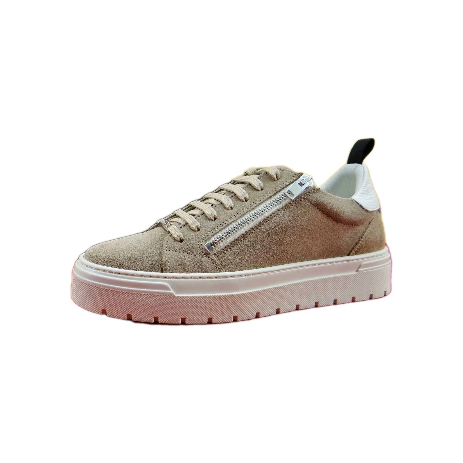 Zapatillas bajas hombre Antony Morato ZIPPER cuero marrón T.42