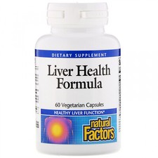 Natural Factors, Liver Health Formula, 60 Veg...