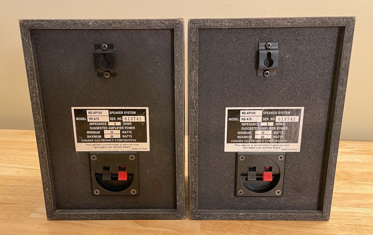 Yamaha NS-AP100 Surround Sound Speakers, NS-AC2 Center, NS-A76