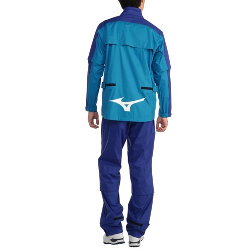 MIZUNO Golf Move Rain Suit II E2MG2A01 Detachable Sleeves Made in Myanmar - Picture 17 of 22