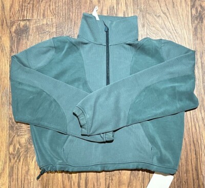 Lululemon 起毛加工Softstreme ハーフジップ　サイズ6 Softstreme クロップハーフジップ | パーカー＆トレーナー